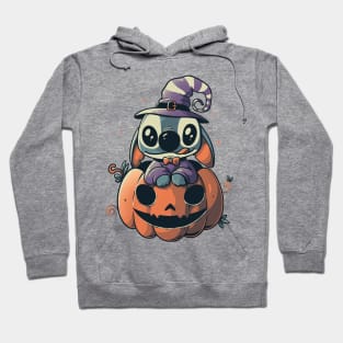 Ohana Pumpkin Funny Spooky Halloween Experiment - Light Hoodie